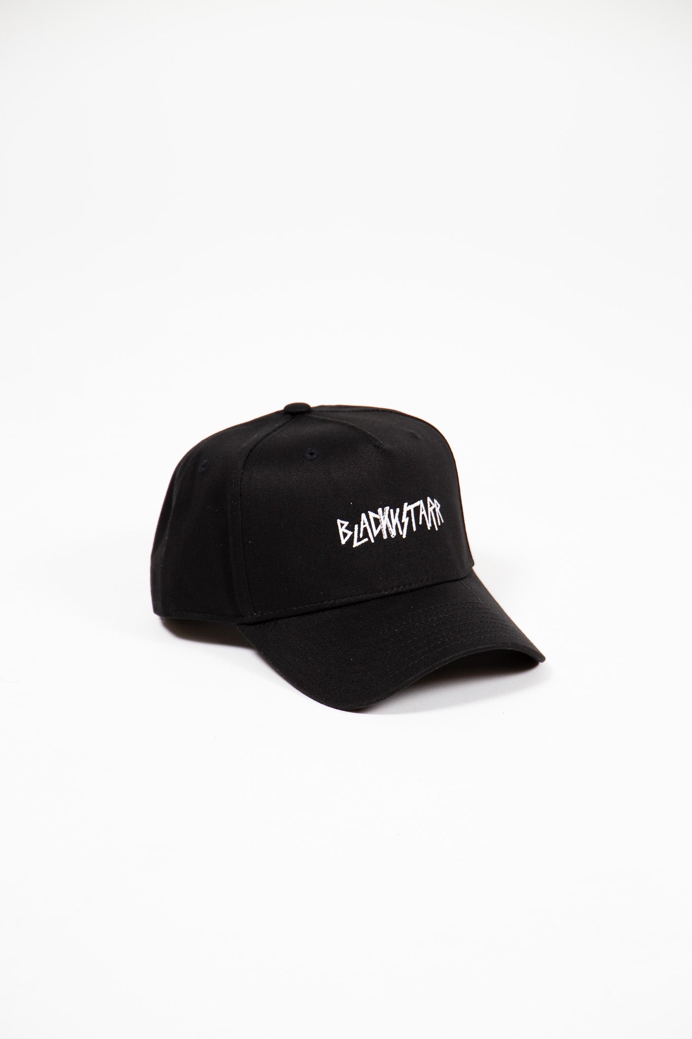 "BLACKKSTARR" Embroided Snapback - Blackk