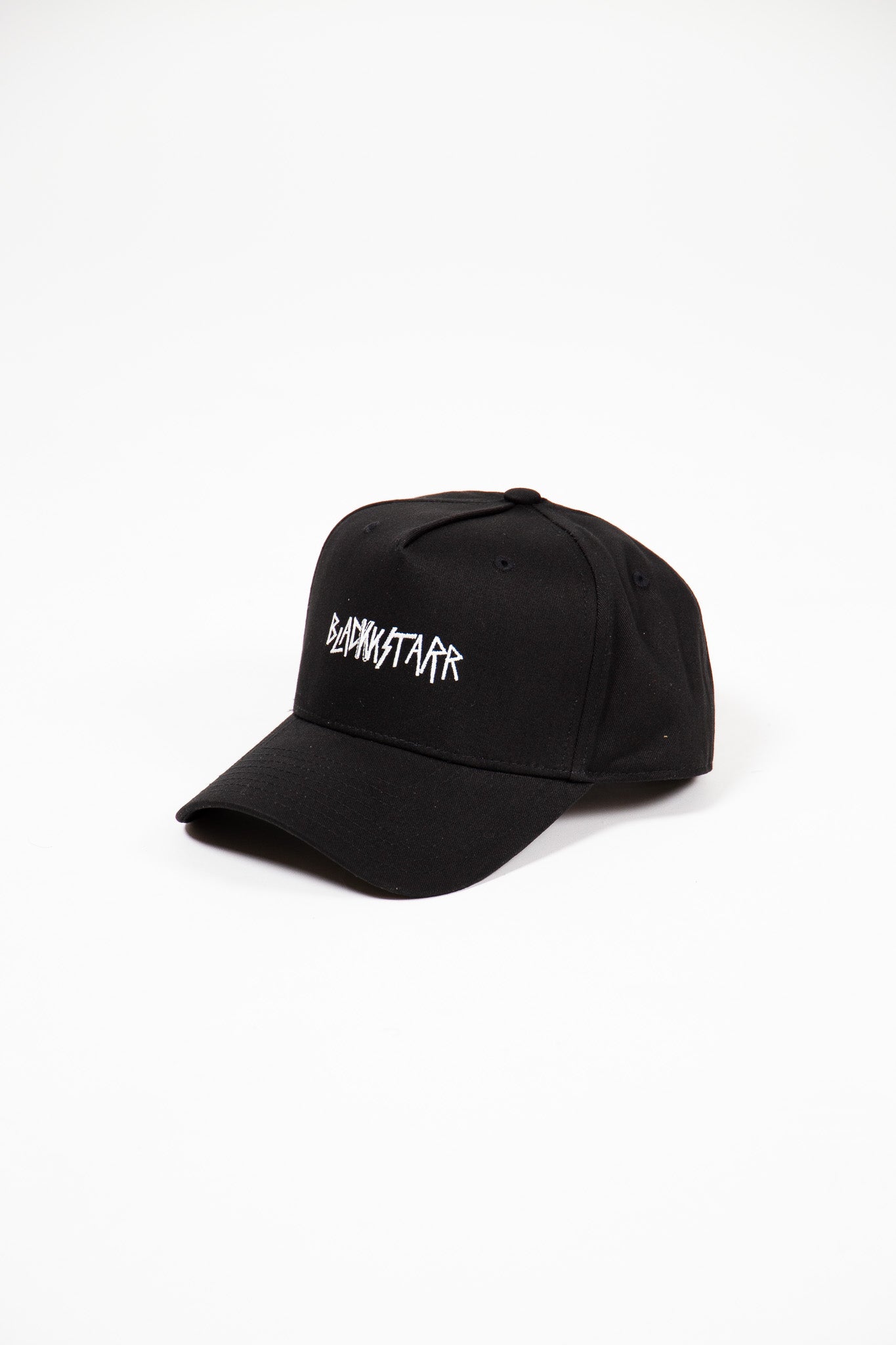 "BLACKKSTARR" Embroided Snapback - Blackk