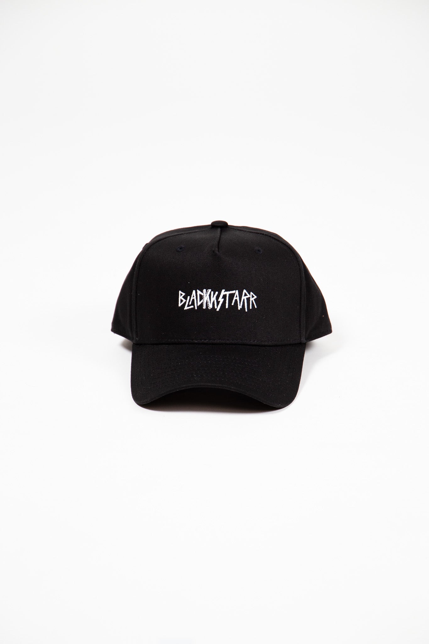 "BLACKKSTARR" Embroided Snapback - Blackk