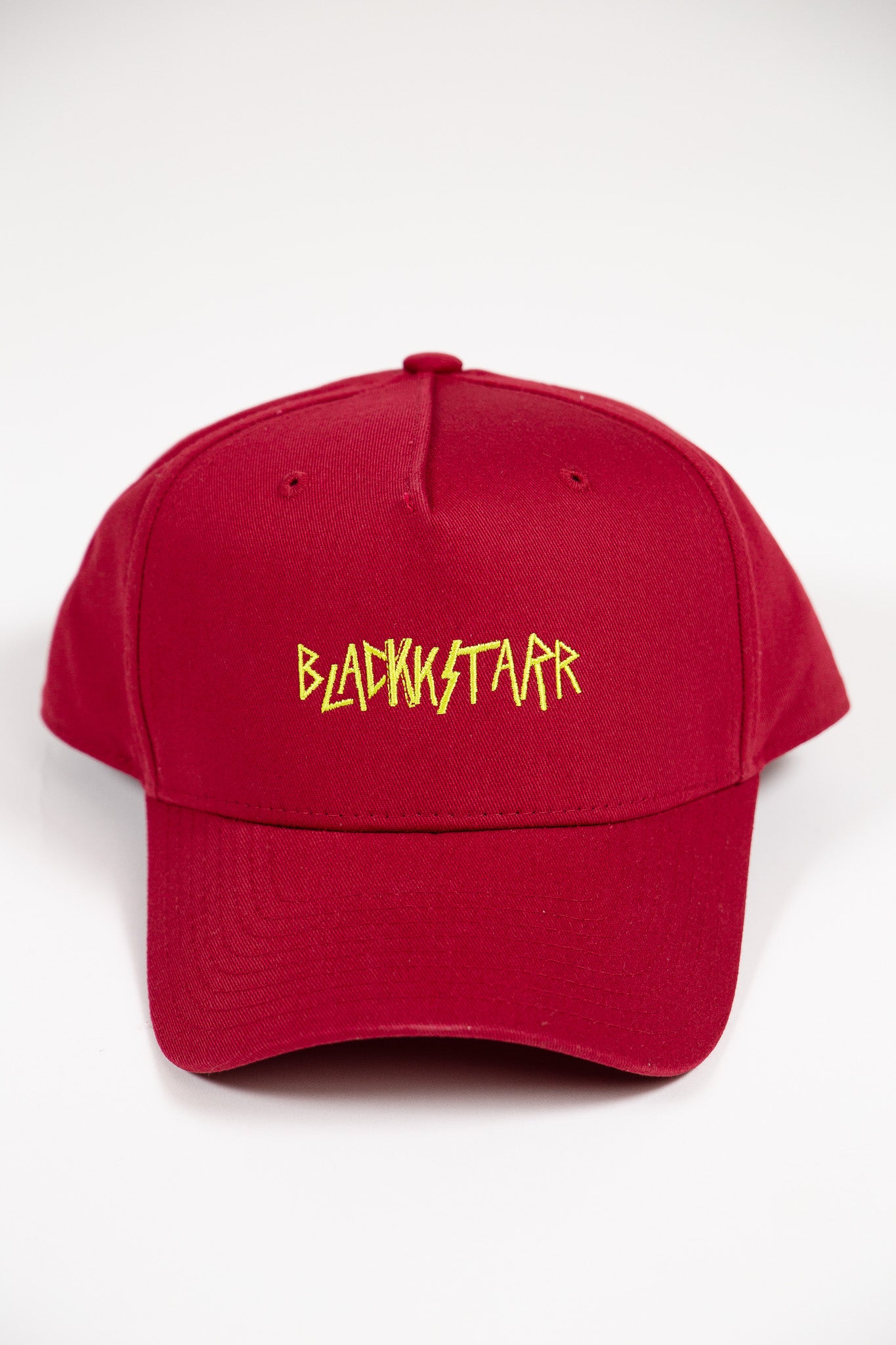 "BLACKKSTARR" Embroided Snapback - Redd
