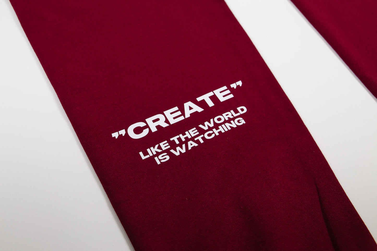 Embroided "CLTWIW" Sweatpants - Blood Red